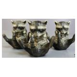 Fantastic Craft Inc Raccoon Figurines