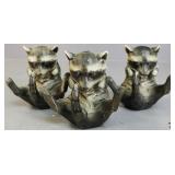 Fantastic Craft Inc Raccoon Figurines