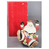 Fitz & Floyd  Santa Cookie Jar