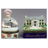 Graceland & I Love Lucy Trinket Boxes