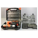 Black & Decker Drill & Drill Bit/Screw Driver Set