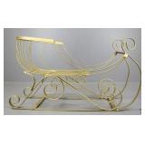 Metal Sleigh Decor