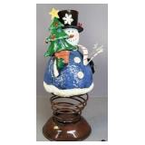 Large Metal Outdoor Snowman