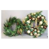 2 Christmas Wreaths