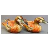 Carved Wood Ducks