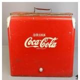 Vintage Metal Coca-Cola Ice Chest