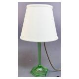 Green Glass Lamp