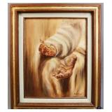 Framed Canvas Painting - Come Unto Me