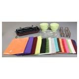 Assorted Dishes & Linens