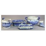 Ironstone Blue & White Assorted
