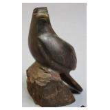 Carved Wood Bird Figurine