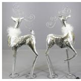Metal Reindeer Decor