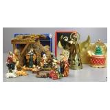Snow Globe, Nativity Set & Christmas Decor