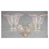 Light Pink Glass Dishes