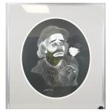 Framed Art-Clown Flower - Jonathan Webster