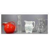 Halls, Johnson Bros, Clear Glass Pitchers