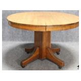 Round Dining Table w/ Casters