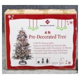 4ft Pre-Decorated Christmas Tree