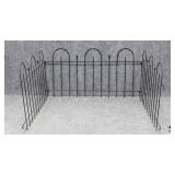 3pc Metal Decorative Fence