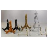 Assorted Plate Holders/Easels