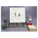 Bottle Stoppers including Murano Glass/Christmas+