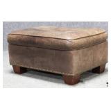 Hickory Chair Furniture Leather Ottoman
