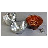 Pewter Bowls & Ceramic Mold+