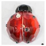 Handcrafted Crystal Ladybug Ornament