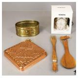 Sonoma Scented Wax Warmer/Brass Decor