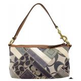 Coach Denim Patchwork Shoulder Bag