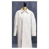 Mens Lined Trench Coat Size 40 Reg