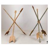 Rustic Iron Arrow Decor