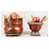 Decorative Accessories w/faux apples