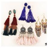 4pr Statement Earrings