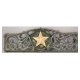 Wrought Iron Wall Decor w/Star