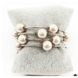 Faux Pearl Bracelet