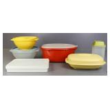 Tub of Vintage Tupperware