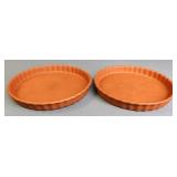 Vintage Copco Terra Cotta Tart Pans
