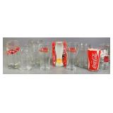 Assorted Coca-Cola Beverage Glasses