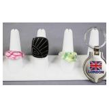 Jewelry - Rings (Size 6,8) & Keyring