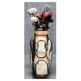 UT Golf Bag w/ Assorted Clubs