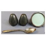 Gorham Sterling Spoon, Salt & Pepper Shakers