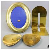 Brass Frame, Candle Holder, Bookend