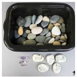 Tub of Hot Massage Stones