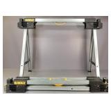 Pair of DeWalt 32" Metal Folding Sawhorses
