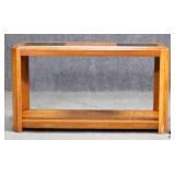 Console w/ Glass Insets