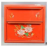 Vintage Metal Bread Box
