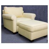 Max Home Upholstered Chair & Ottoman