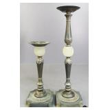 Metal & Glass Candle Holders