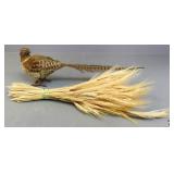 Decorative Bird/Wheat Stems